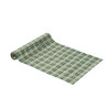 Ch. Table Carreaux Tissu Vert Or 0,28x3m