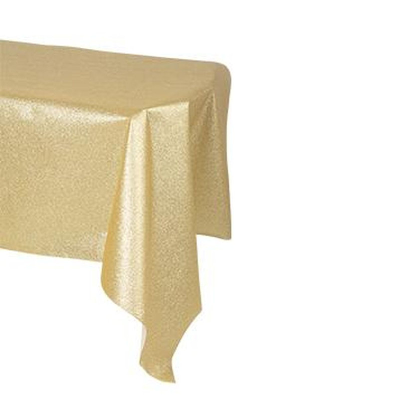 Nappe Spunbond Paillettes Or 120x300cm Waterproof | Déco Table Nappe Spunbond Paillettes Or 120x300cm Waterproof | Déco Table