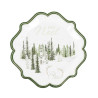 8 Assiettes "Joyeux Noël" Snowy Bliss Ca