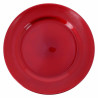 Sous-assiette Plastique Rouge Ø33cm Iconique | Déco Table