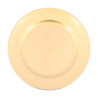 Sous-assiette Plastique Or Ø33cm Iconique | Déco Table Chic