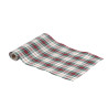 Chemin de Table Tartan Scintillant Rouge Vert & Or 28cmx3m