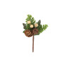 Branche Authentique Vert, Brun et Or 12c