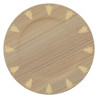 Sous Assie. D33cm Sapin Plast bois or