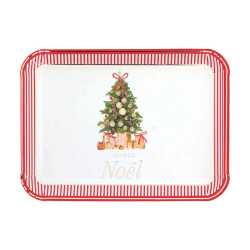 3 Plateaux "Joyeux Noël" Santa's Christm