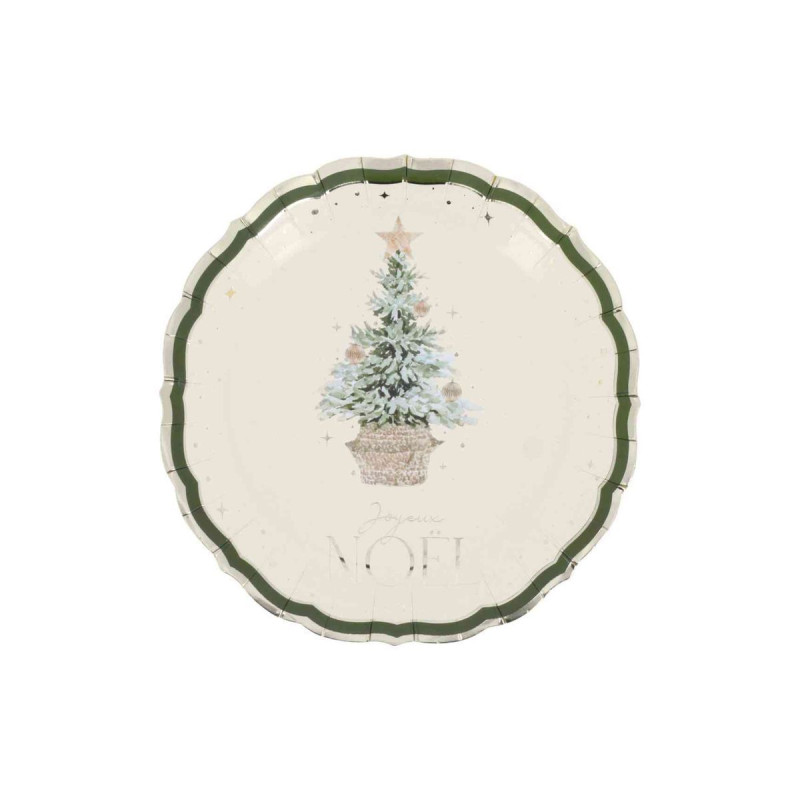 8 Petites Assiettes "Joyeux Noël" Noël a