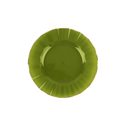 6 Assiettes Réutilisables Plastique Pist