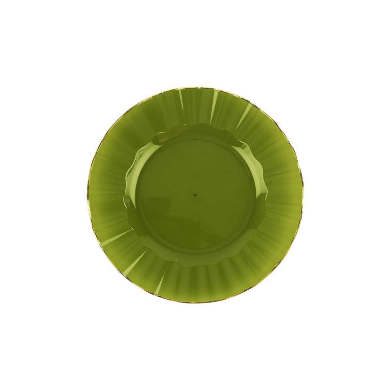 6 Assiettes Réutilisables Plastique Pist