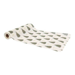 Ch. Table Sapin Tissu Crème Beige Vrt 0,