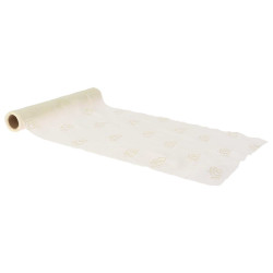 Ch. Table "Joyeux Noël" Mousseline Crème