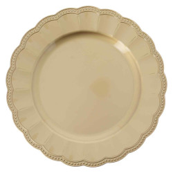 Sous Assie. d33cm Prestige Plast Or