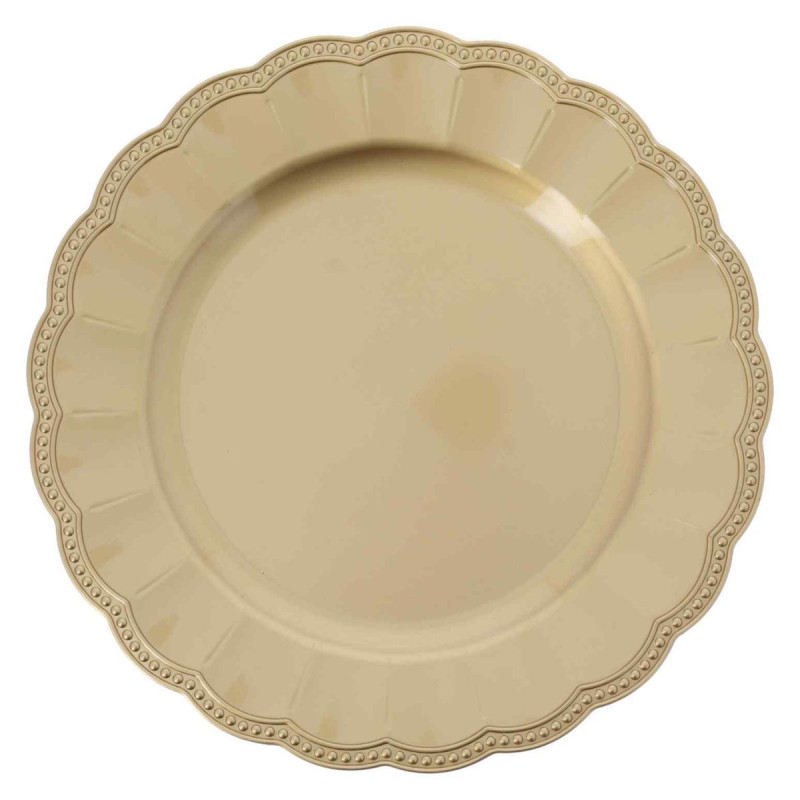 Sous Assie. d33cm Prestige Plast Or