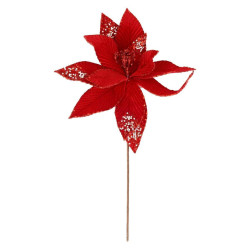 Poinsettia Majestueux sur Tige Velours e