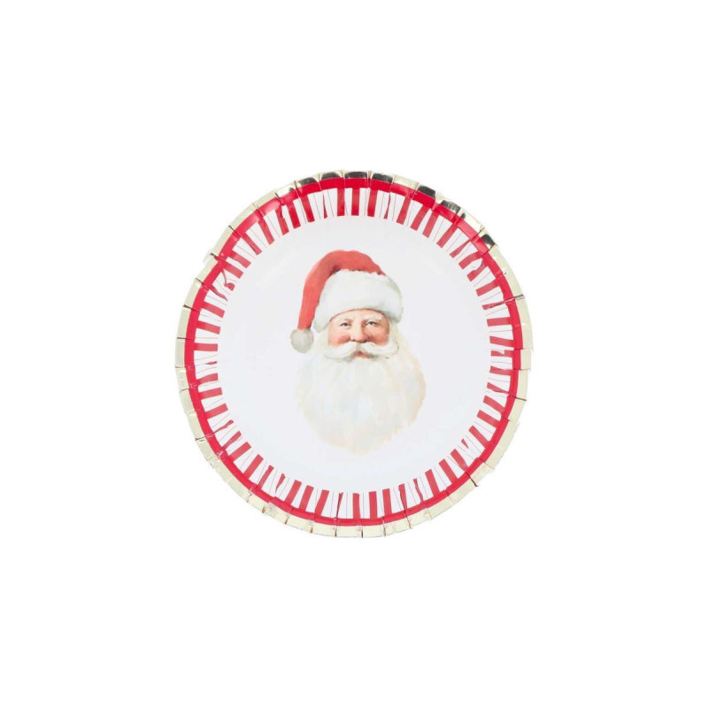 8 Bols Père Noël Santa's Christmas Carto
