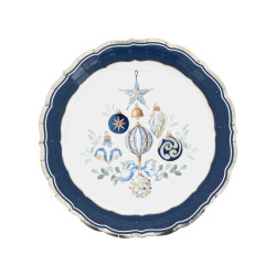 8 Petites Assiettes Timeless Blue Carton