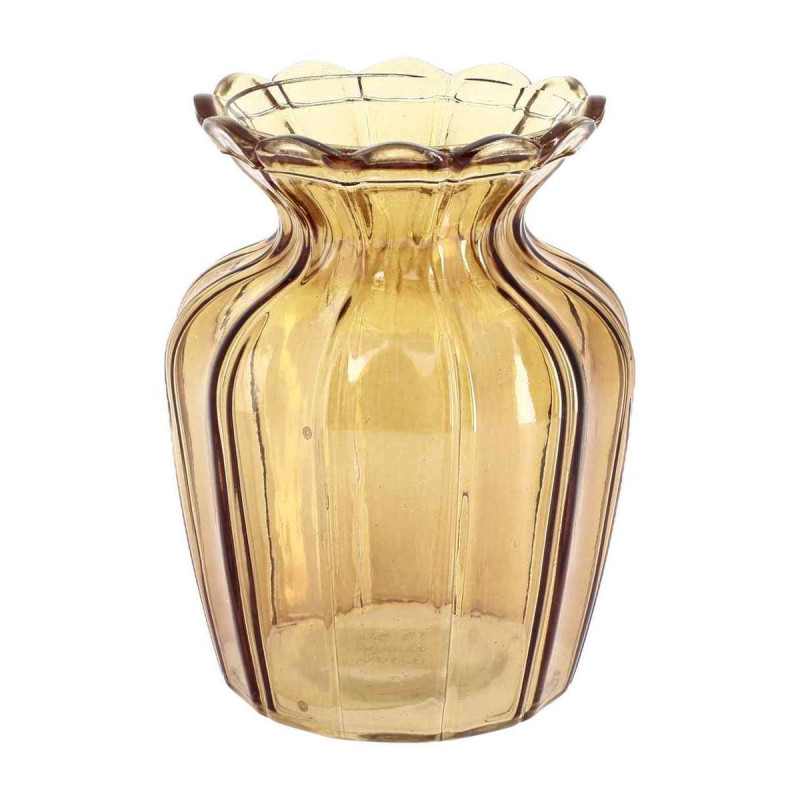 Vase Élio Verre Ambre Ø11,5x15cm - 750ml