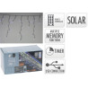 GUIRLANDE STALACTITES SOLAIRE 240LED BLC