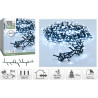 GUIRLANDE CHENILLE 1000 LED BLANC FROID