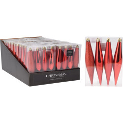 GLACONS A SUSP ROUGE 15CM X4