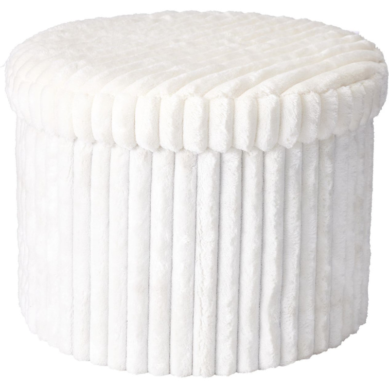POUF PLI RANGEMENT 32CM BLC COTELE