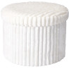 POUF PLI RANGEMENT 32CM BLC COTELE