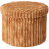 POUF PLI RANGEMENT 32CM BRUN MARRON