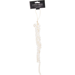 DÉCO A SUSP GRAPPE PERLES 23CM