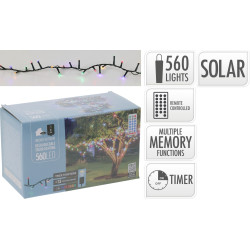 GUIRLANDE SOLAIRE 560LED MULTICOLORE