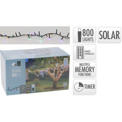 GUIRLANDE SOLAIRE 800LED MULTICOLORE