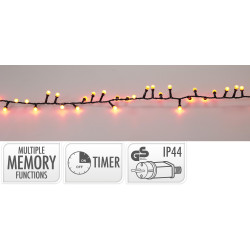 GUIRLANDE CERISES 500LED ROUGE