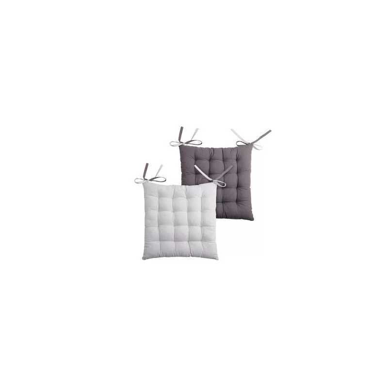 DUO GALETTE 16PTS 40X40 GRIS/PERLE