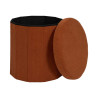 COFFRE POUF PLI COTELE JULES TERRACOTTA