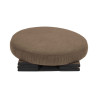 COFFRE POUF PLI COTELE JULES TAUPE