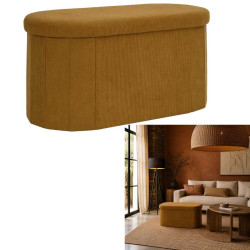 COFFRE BANC PLIABLE COTELE JULES JAUNE