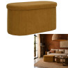 COFFRE BANC PLIABLE COTELE JULES JAUNE