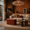 Coffre Banc Pliable Jules Côtelé Terracotta - Rangement 2 Places Coffre Banc Pliable Jules Côtelé Terracotta - Rangement 2 Places