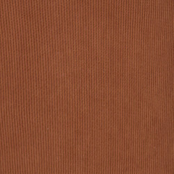 Fauteuil Salon Côtelé Jules Terracotta - Design & Pieds Bois