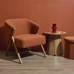 FAUTEUIL SALON COTELE JULES TERRACOTTA