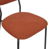 CHAISE COTELE JULES TERRACOTTA