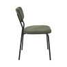 Chaise Côtelée Jules Verte Chaise Côtelée Jules Verte