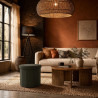 COFFRE POUF PLI COTELE JULES VERT