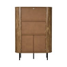 Bibliothèque Héritage 2 Portes 4 Niches Bois et Métal | L. 100 cm Bibliothèque Héritage 2 Portes 4 Niches Bois et Métal | L. 100 cm