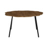Table Basse Forest D77cm - Bois et Métal Style Organique Table Basse Forest D77cm - Bois et Métal Style Organique