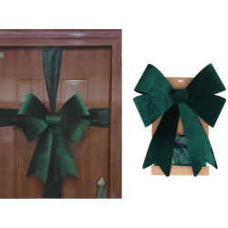 GROS NOEUD DE PORTE VERT 51X60CM MARYN