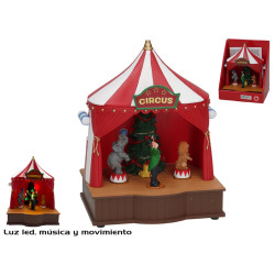 FIGURINE CIRQUE XMAS +LUMIÈRE MUSIQUE 16