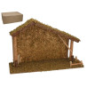 CRÈCHE VIDE DE NOËL 58,5X20X38,5CM
