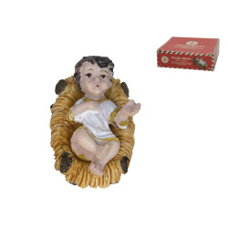ENFANT PETIT JÉSUS DANS CRÈCHE 5,5CM