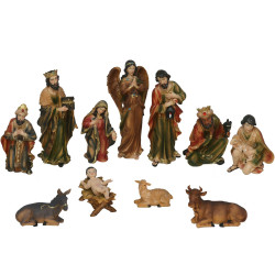 SANTONS POUR CRÈCHE 11 PIÈCES 51CM XXL