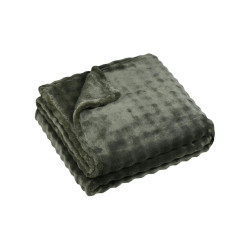PLAID WARMY KAKI 130X160