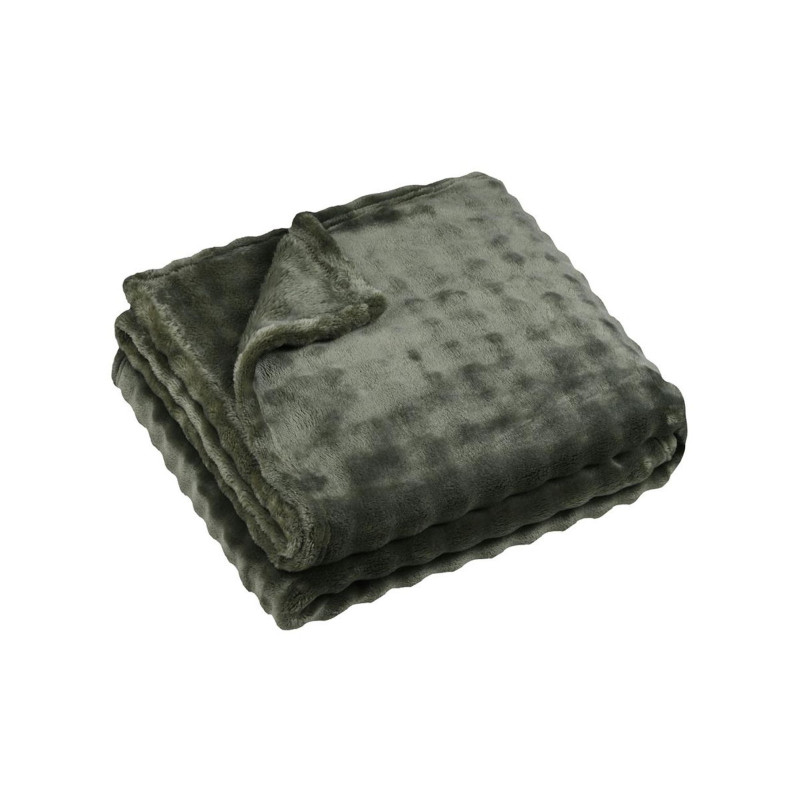 PLAID WARMY KAKI 130X160